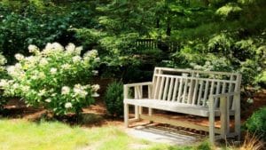 garden project - add a bench